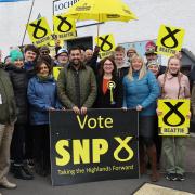 Humza Yousaf on the campaign trail in Ullapool