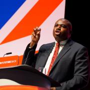 Shadow foreign secretary David Lammy has insisted Labour will 'never' stop waving the Union flag amid criticism from within his own party