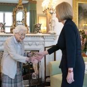 Liz Truss pictured meeting the Queen on becoming prime minister