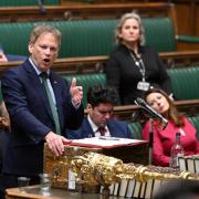 Defence Secretary Grant Shapps speaking in the Commons