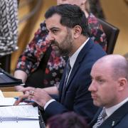 Humza Yousaf during First Minster's Questions