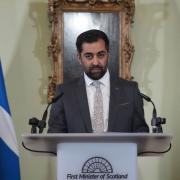 Humza Yousaf announced his resignation at Bute House on Monday