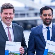 Jamie Hepburn (left) served as minister for independence in the Scottish government led by Humza Yousaf