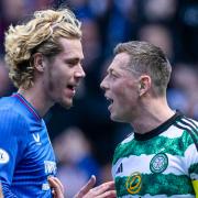 Callum McGregor and Todd Cantwell clashed after the last match between Celtic and Rangers