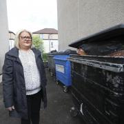 Labour councillor Elaine McDougall pictured in the east end of Glasgow