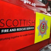 The SFRS have been battling a wildfire near Aberdeen