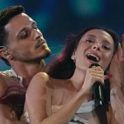 Eden Golan performs in the Eurovision Grand Final