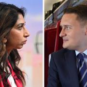 Hard-right Tory MP Suella Braverman opposes the two-child benefit cap, while Labour's Wes Streeting supports it