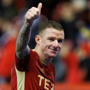 Jonny Hayes was given a fitting send-off at Pittodrie
