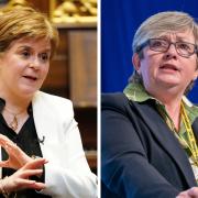 Former first minister Nicola Sturgeon (left) and SNP MP Joanna Cherry