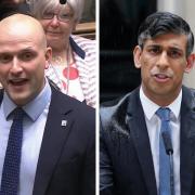 SNP Westminster leader Stephen Flynn (left) and Prime Minister Rishi Sunak