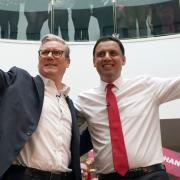 Labour leader Keir Starmer (left) and Scottish Labour's Anas Sarwar at their campaign launch in Glasgow on Friday