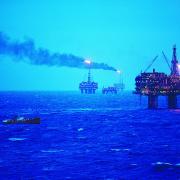 Oil field, North Sea