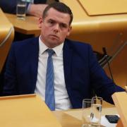 Douglas Ross was told he was 'speaking an awful lot about the SNP' during his interview with the BBC