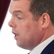 Scottish Conservative leader Douglas Ross at a campaign event on Tuesday
