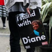 Diane Abbott sat as an independent after being suspended as a Labour MP 13 months ago