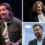 Mhairi Black (left) has a show at this year's Fringe while Liz Truss (top right) and Humza Yousaf (bottom right) will also feature