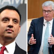 Anas Sarwar and Malcolm Offord