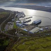 The Faslane naval base hosts the UK's nuclear weapons