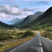 The NC500 is a popular driving route for tourists