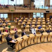 First Minister Nicola Sturgeon is answering MSPs in Holyrood