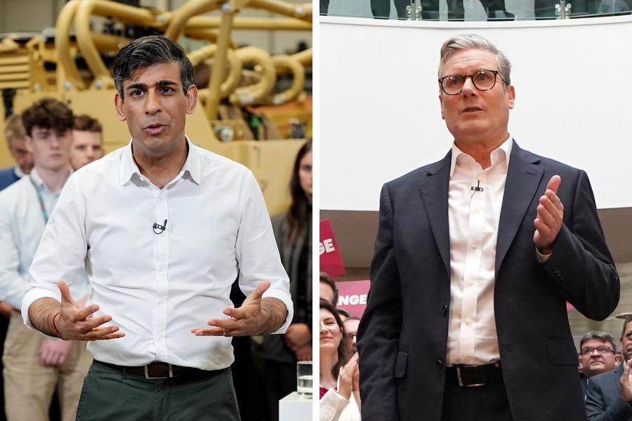 The National: Only Rishi Sunak and Keir Starmer will appear on ITV's televised General Election debate