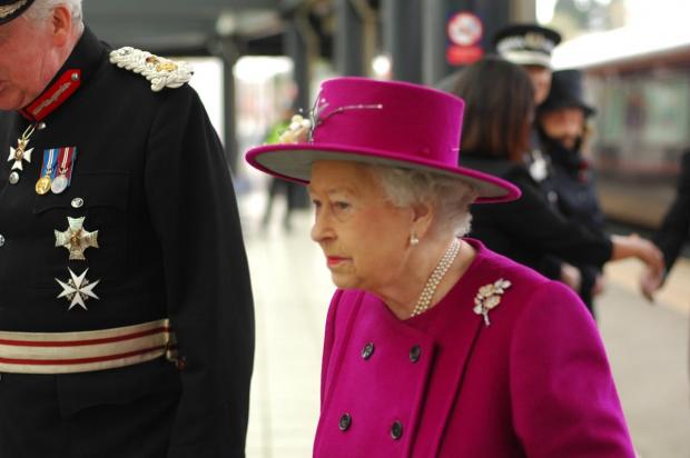 The National: HRH Queen Elizabeth II visits Blackburn Cathedral for Maundy service 17/04/2014