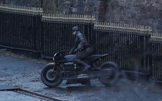 Batman was previously spotted in Glasgow during filming