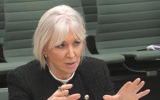 Nadine Dorries was appearing in front of Westminster’s Digital, Culture, Media and Sport Committee