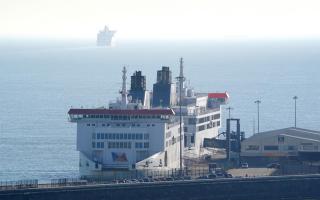 The P&O Pride of Kent and the Pride of Canterbury remain at the Port of Dover in Kent