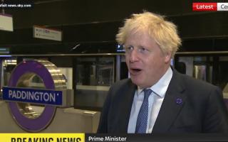 Boris Johnson was in fine form while unveiling the new tube line