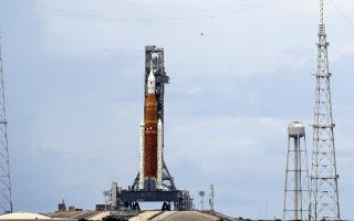 Nasa Artemis 1 rocket launch. Credit: John Raoux/AP