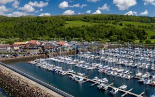 A suspicious item was found on a boat at Largs marina