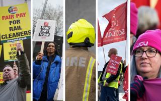 The UK has seen a raft of strike action from rail workers, fire fighters, education staff and in other industries in recent weeks