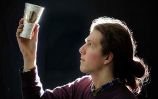 Caius Bearder has won a prestigious prize for his silversmith work