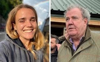 Emily Clarkson and her father Jeremy Clarkson