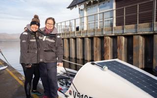 Sabrina Faith, from Canada, and Leanne Maiden (right), from South Africa are set to row the Atlantic
