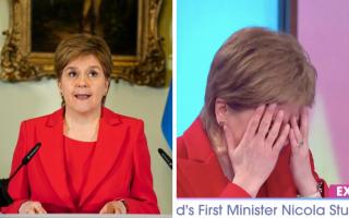 Nicola Sturgeon joked she was 'mortified' she wore the same outfit on Loose Women as she had on when she resigned