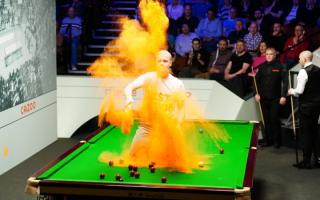 Just Stop Oil protesters disrupt World Snooker Championships