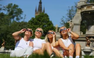 Many Scots have been enjoying the sunshine this week
