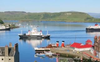 More than 100 people were offered shelter in Oban's ferry terminal 