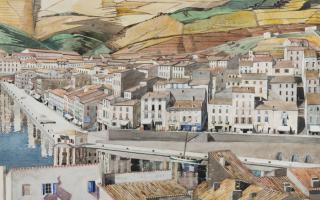Port Vendres - La Ville by Charles Rennie Mackintosh