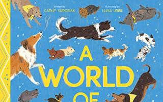 World Of Dogs by Carlie Sorosiak and illustrated by Luisa Uribe. Published by Nosy Crow