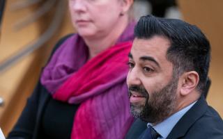 File photograph of First Minister Humza Yousaf
