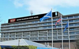 A far-right group has been hosting demonstrations outside the Muthy Glasgow River Hotel this year