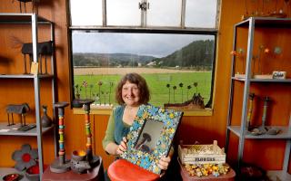 Fiona Guinan of The Station Cat Pottery in Pitlochry is one of the participating artists