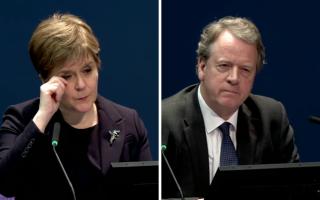 Nicola Sturgeon and Alister Jack giving evidence to the UK Covid Inquiry in Edinburgh