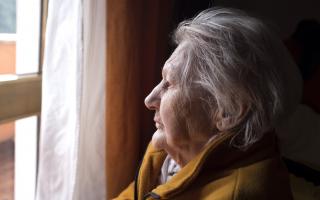 A stock image of an elderly woman