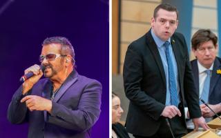 Douglas Ross's party figures will share an arena with a George Michael tribute act