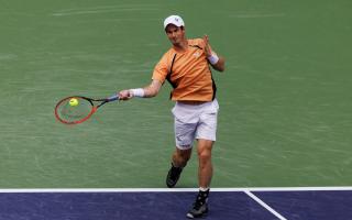 Murray comfortably defeated David Goffin in Indian Wells